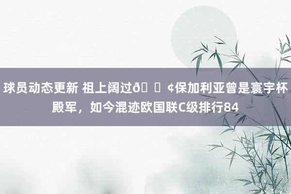 球员动态更新 祖上阔过😢保加利亚曾是寰宇杯殿军，如今混迹欧国联C级排行84